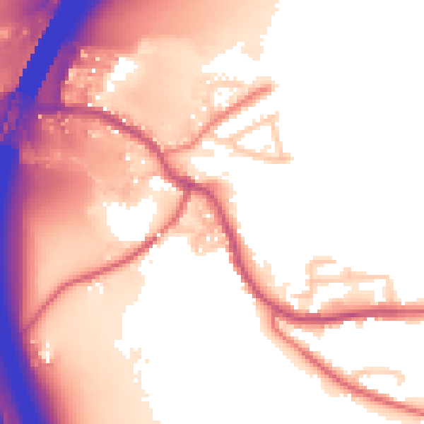 Daytime road noise heatmap for PR5 4DT