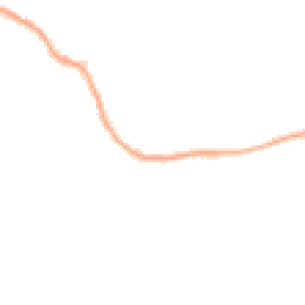 Night-time road noise heatmap for PR5 4EB
