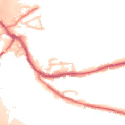 Daytime road noise heatmap for PR5 4FE