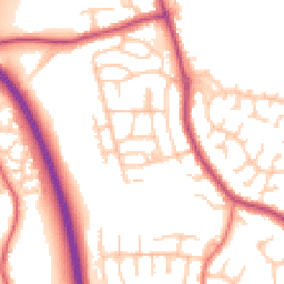 Daytime road noise heatmap for PR5 4GN