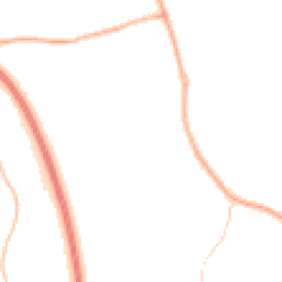 Night-time road noise heatmap for PR5 4GN