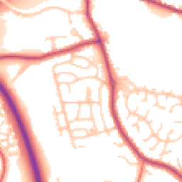 Daytime road noise heatmap for PR5 4GP
