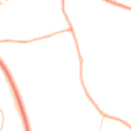Night-time road noise heatmap for PR5 4GP