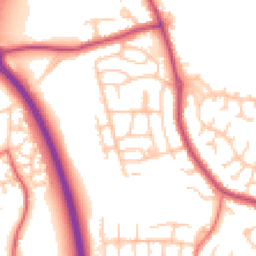 Daytime road noise heatmap for PR5 4GT