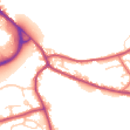 Daytime road noise heatmap for PR5 4HE
