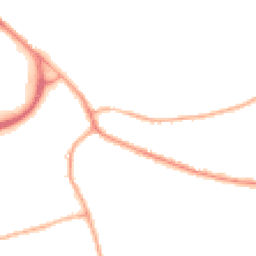 Night-time road noise heatmap for PR5 4HE