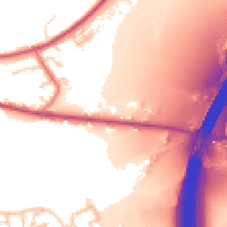 Daytime road noise heatmap for PR5 4HS