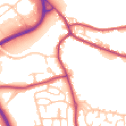 Daytime road noise heatmap for PR5 4JN
