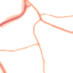 Night-time road noise heatmap for PR5 4JN