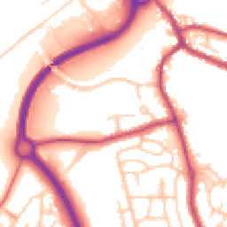 Daytime road noise heatmap for PR5 4LN