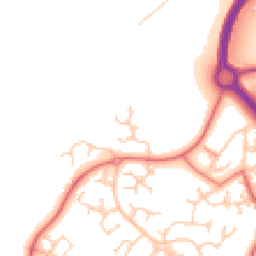 Daytime road noise heatmap for PR5 4LQ