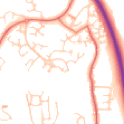 Daytime road noise heatmap for PR5 4NR
