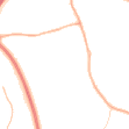 Night-time road noise heatmap for PR5 4QP