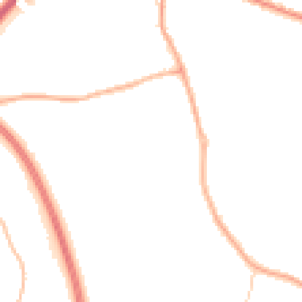 Night-time road noise heatmap for PR5 4QW