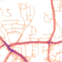 Daytime road noise heatmap for PR5 5AU