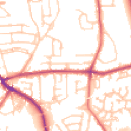 Daytime road noise heatmap for PR5 5AX