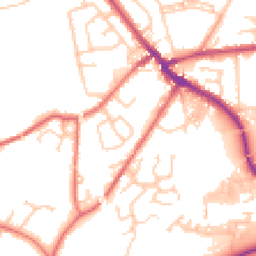 Daytime road noise heatmap for PR5 5JN