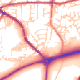 Daytime road noise heatmap for PR5 5LH
