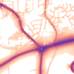 Daytime road noise heatmap for PR5 5LJ