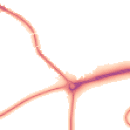 Night-time road noise heatmap for PR5 5LJ