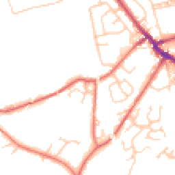 Daytime road noise heatmap for PR5 5RB