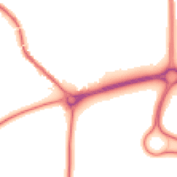 Night-time road noise heatmap for PR5 5XU
