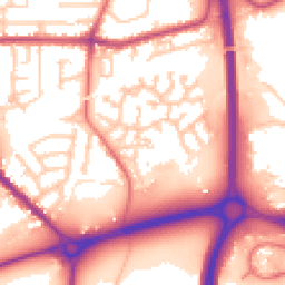 Daytime road noise heatmap for PR5 5YR