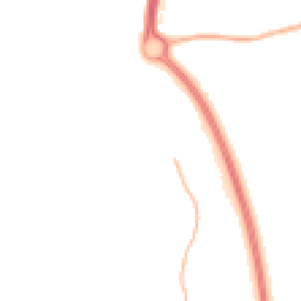 Night-time road noise heatmap for PR5 5ZA