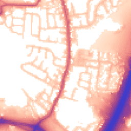 Daytime road noise heatmap for PR5 6EB