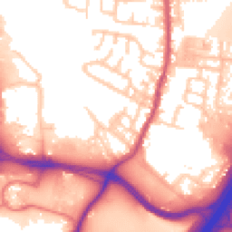 Daytime road noise heatmap for PR5 6FR