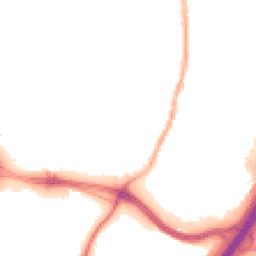 Night-time road noise heatmap for PR5 6FR