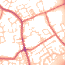 Daytime road noise heatmap for PR5 6GS