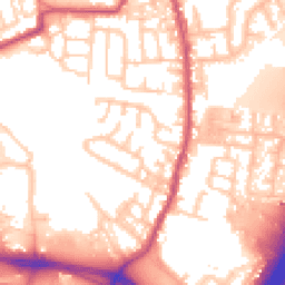Daytime road noise heatmap for PR5 6HH
