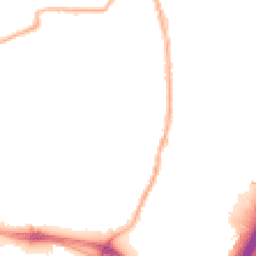 Night-time road noise heatmap for PR5 6HH