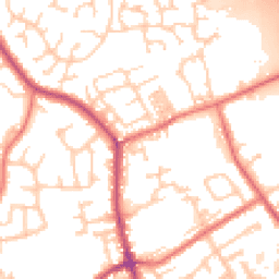 Daytime road noise heatmap for PR5 6QD