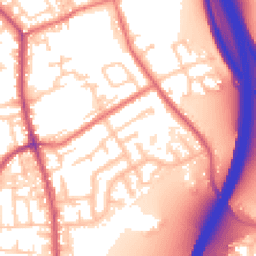 Daytime road noise heatmap for PR5 6QY