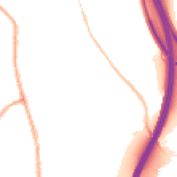 Night-time road noise heatmap for PR5 6QY