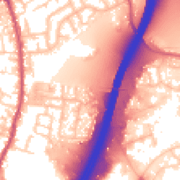 Daytime road noise heatmap for PR5 6WH