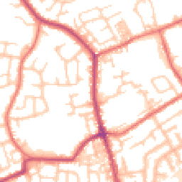 Daytime road noise heatmap for PR5 6XH