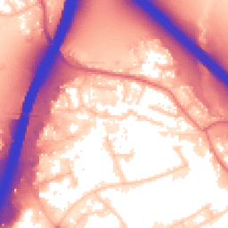 Daytime road noise heatmap for PR5 6XQ