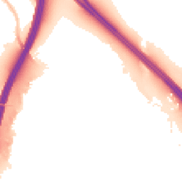 Night-time road noise heatmap for PR5 6ZN