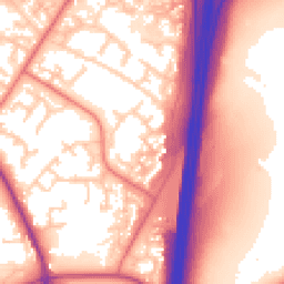 Daytime road noise heatmap for PR5 8HB