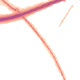 Night-time road noise heatmap for PR5 8JB