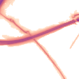 Night-time road noise heatmap for PR5 8JR