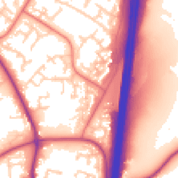 Daytime road noise heatmap for PR5 8LJ