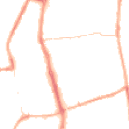 Night-time road noise heatmap for PR6 0AA