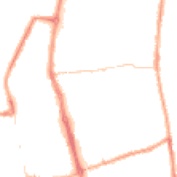 Night-time road noise heatmap for PR6 0AE