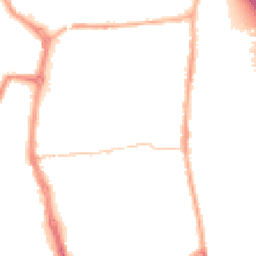 Night-time road noise heatmap for PR6 0AR