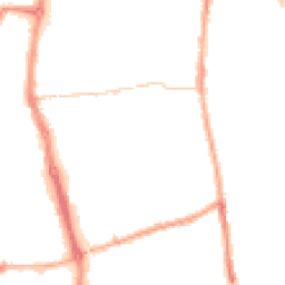 Night-time road noise heatmap for PR6 0BA