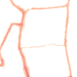 Night-time road noise heatmap for PR6 0DG